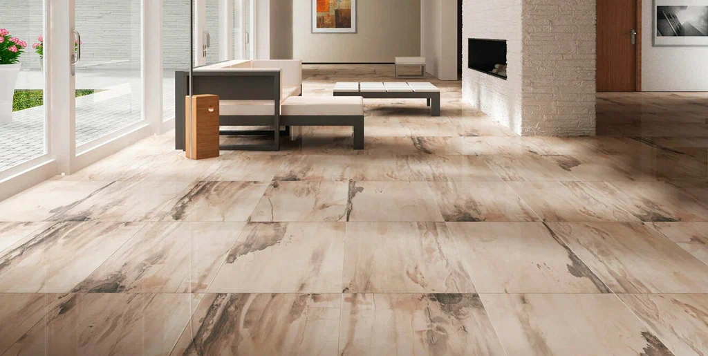 تصویر 4 از سرامیک پرسلان پرنیان با ساختار یکنواخت بدنه بدون موج